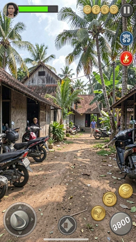 hokitime - Tangkapan layar menunjukkan karakter utama siap bertarung.