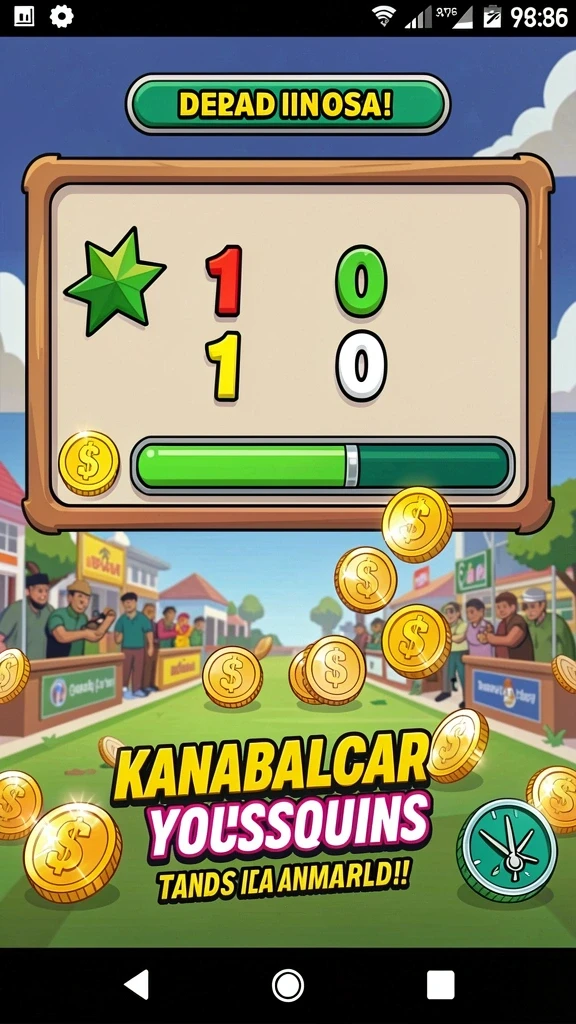 hr89 - Menampilkan karakter utama siap berpetualang.