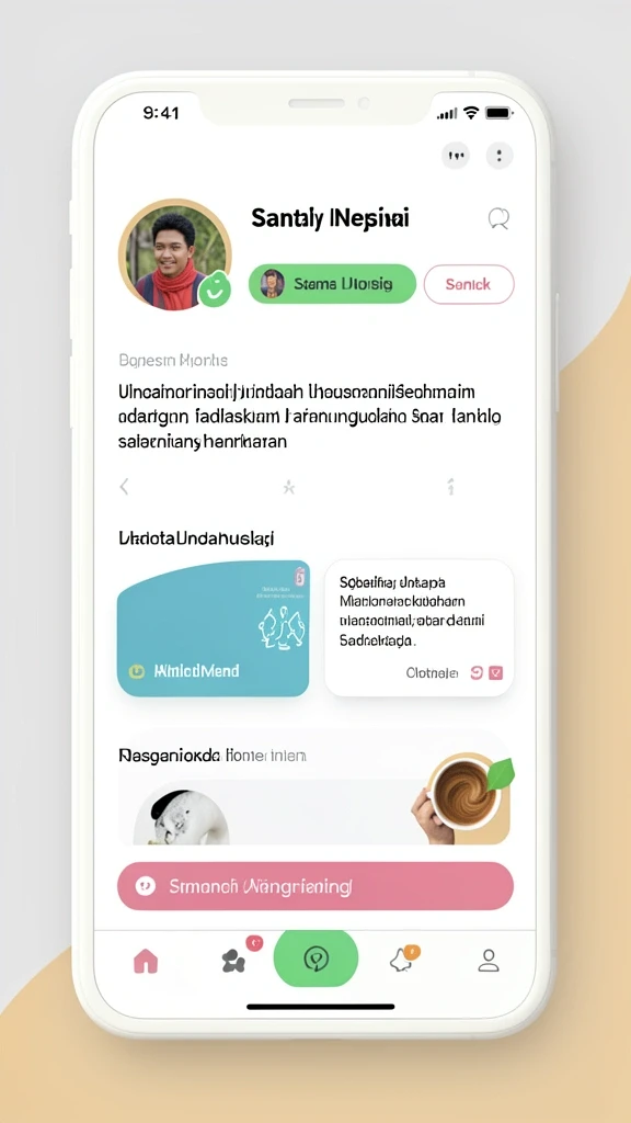 lkopen - Fitur sosial untuk berinteraksi dengan teman-teman.