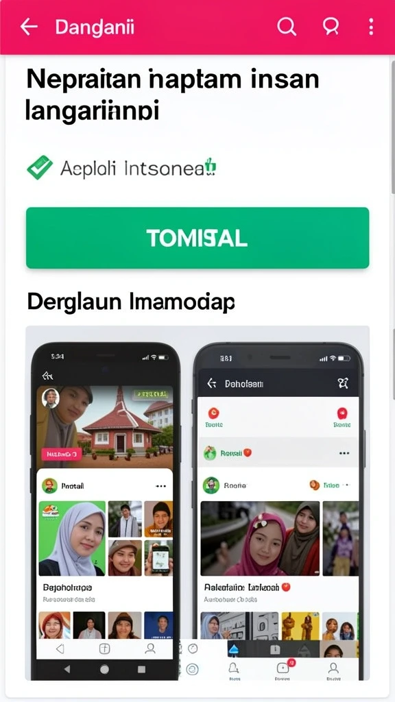 sapitoto - Tampilan antarmuka yang menarik dan user-friendly.