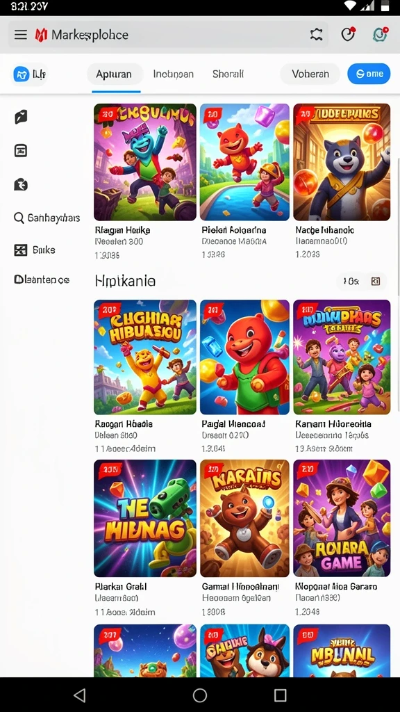 win8game - Tampilan awal WIN8GAME yang menarik dan user-friendly.