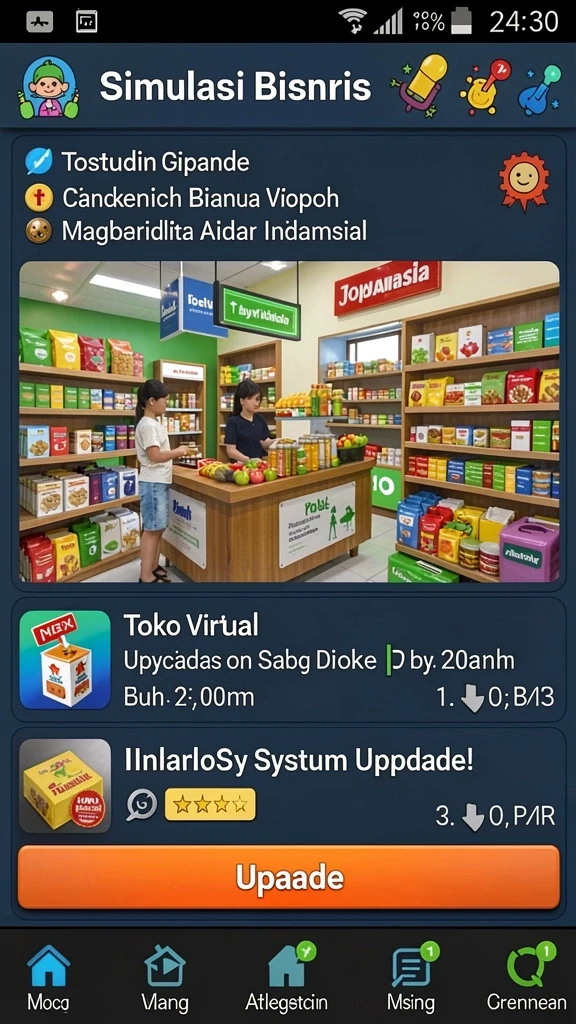 wow77 - Tampilan awal yang menarik dengan pilihan karakter.